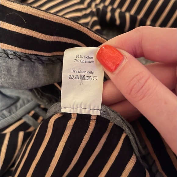 J Crew | Maritime Stripe Blazer | Black/Tan | Size Small - Picture 5 of 6